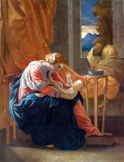 Heilige Familie von Nicolas Poussin